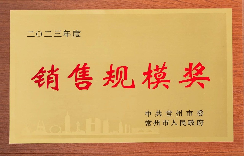 2023年度銷售規(guī)模獎(jiǎng)